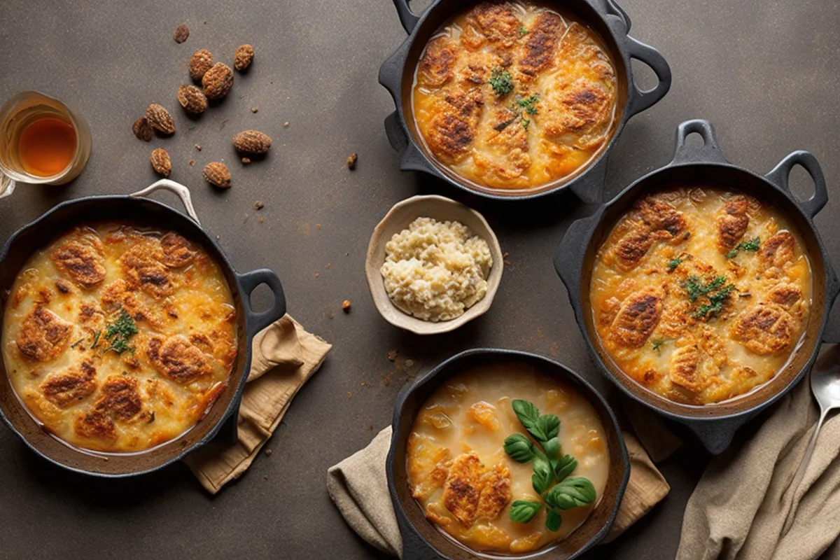 Recette soupe a loignon gratinee