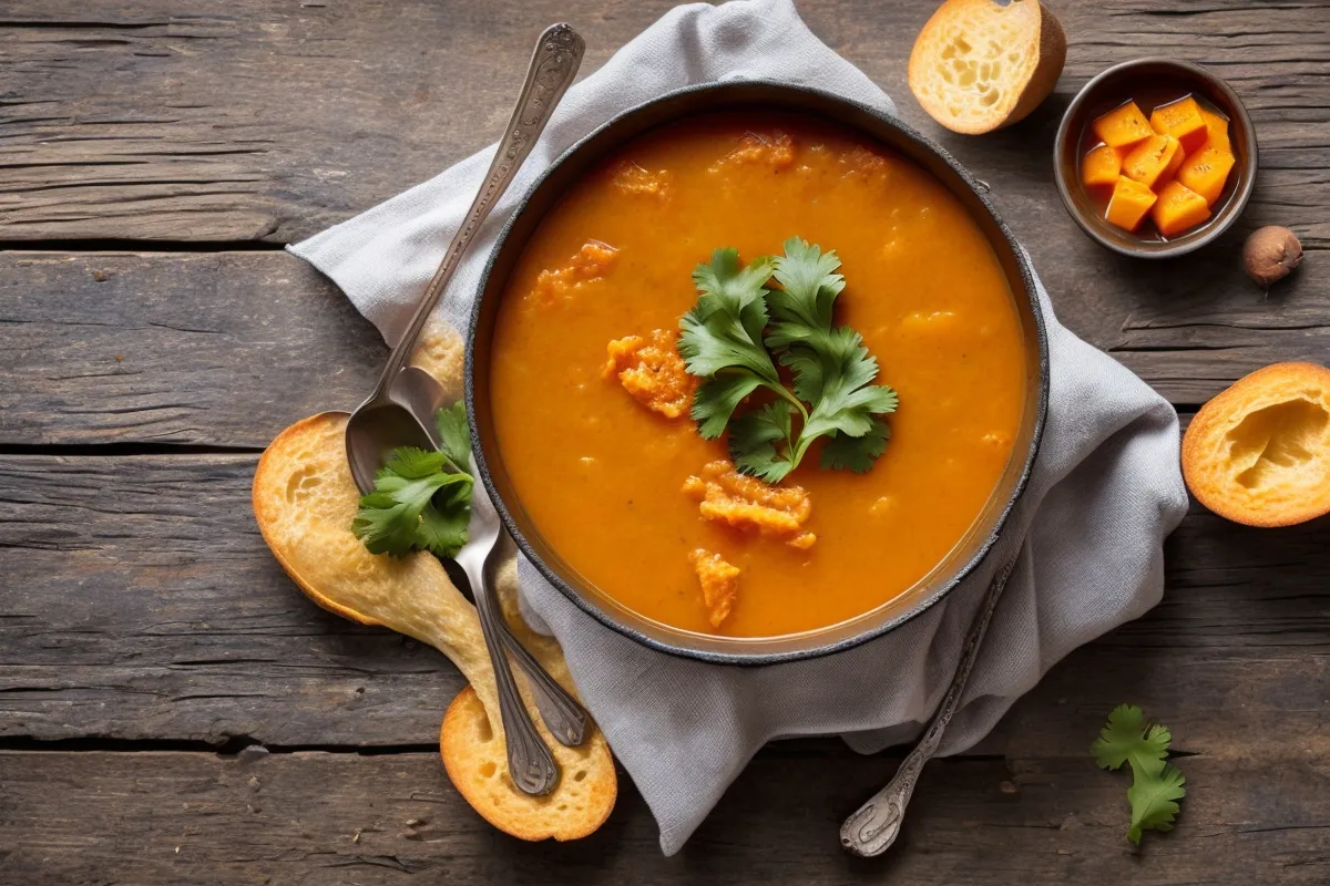 Recette soupe de carottes au gingembre