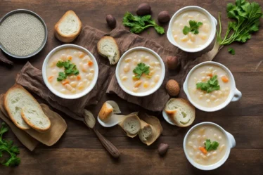 Recette soupe de haricots blancs et lard