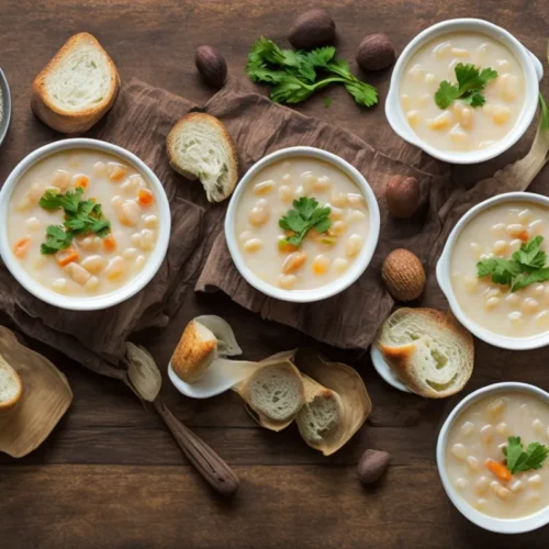 Recette soupe de haricots blancs et lard