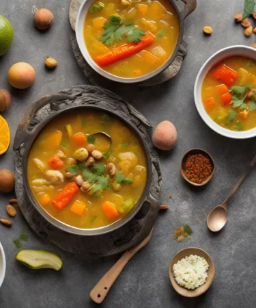 Recette soupe de legumes racines rotis