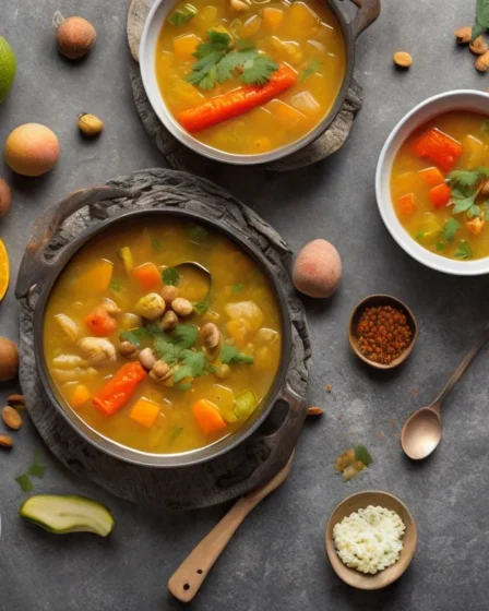 Recette soupe de legumes racines rotis