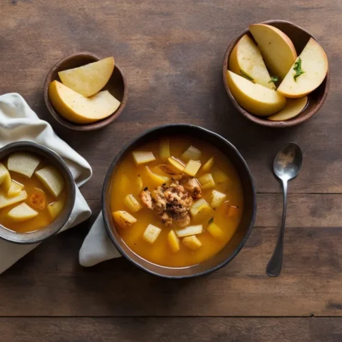Recette soupe de poireaux et pommes de terre