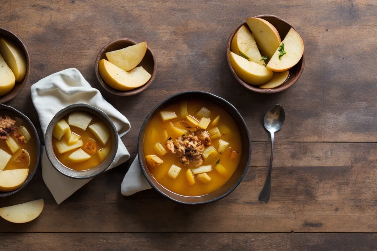 Recette soupe de poireaux et pommes de terre