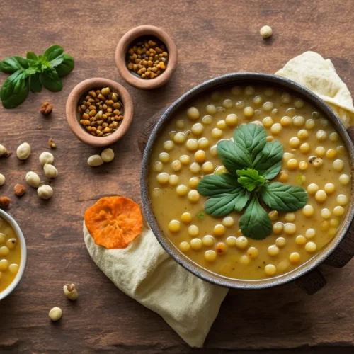 Recette soupe de pois casses fumee