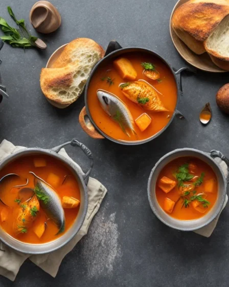 Recette soupe de poissons facon bouillabaisse