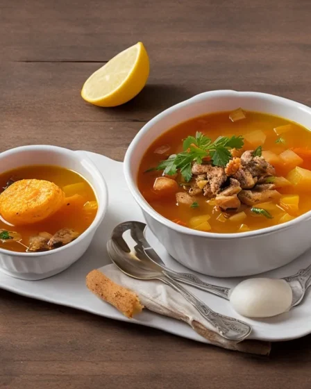 Recette soupe de ravioles au bouillon clair