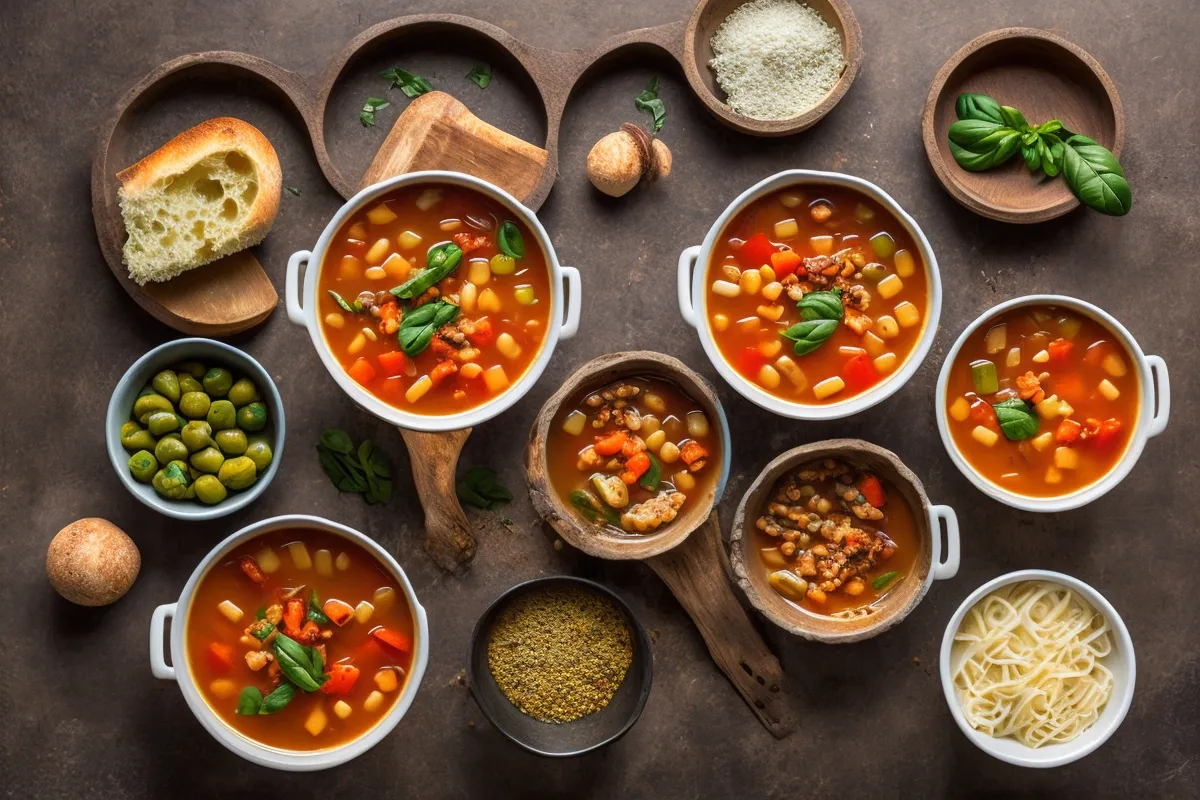 Recette soupe minestrone italienne