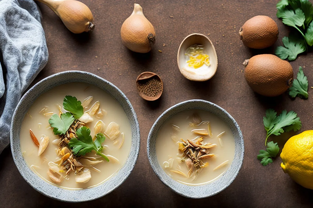 Recette soupe thai coco citronnelle