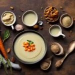 Recette veloute de carottes au lait damande
