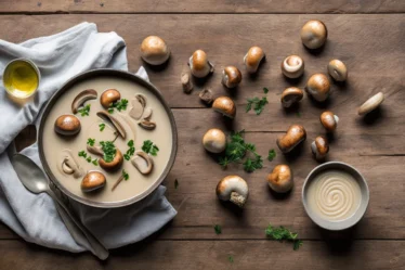Recette veloute de champignons a la creme