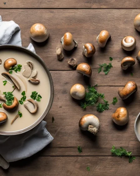 Recette veloute de champignons a la creme