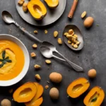 Recette veloute de courge butternut et chataignes
