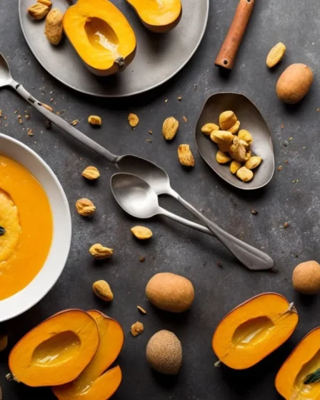 Recette veloute de courge butternut et chataignes