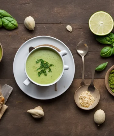 Recette veloute de courgette et basilic