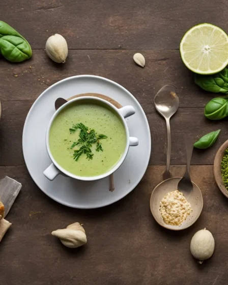 Recette veloute de courgette et basilic