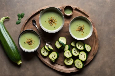 Recette veloute de courgettes au kiri