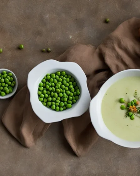 Recette veloute de laitue et petits pois