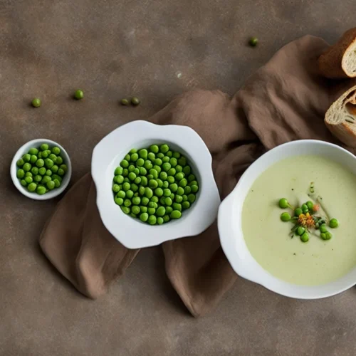 Recette veloute de laitue et petits pois