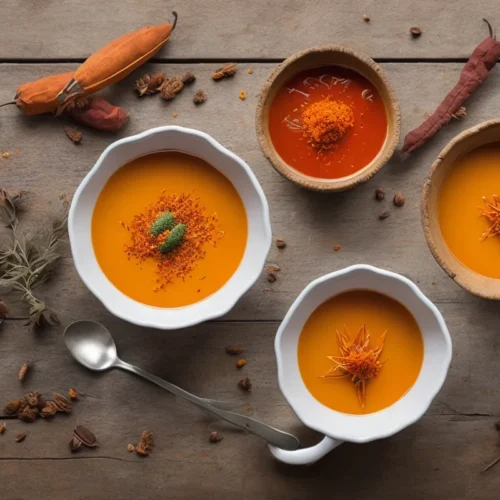 Recette veloute de mais doux et paprika