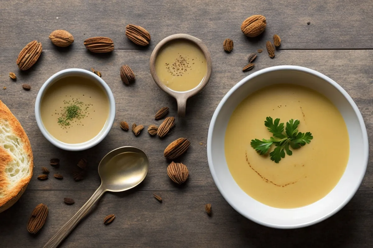 Recette veloute de navets au cumin