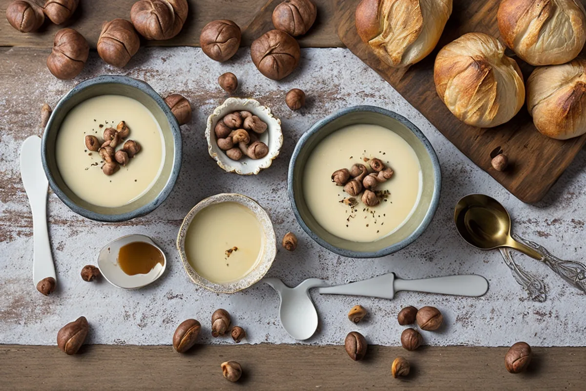 Recette veloute de panais et noisettes