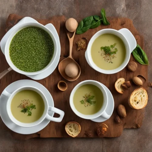 Recette veloute de topinambours a lail