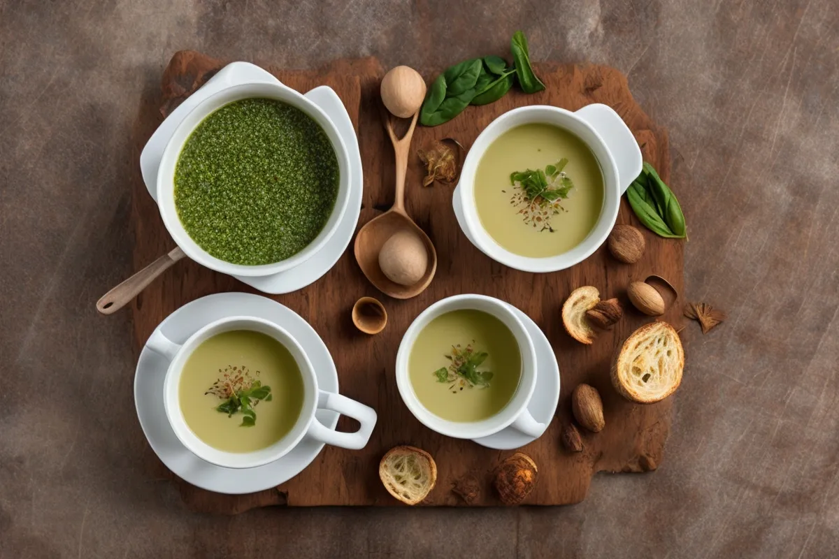 Recette veloute de topinambours a lail