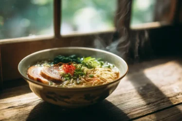 recette Ramen shoyu au porc effiloché