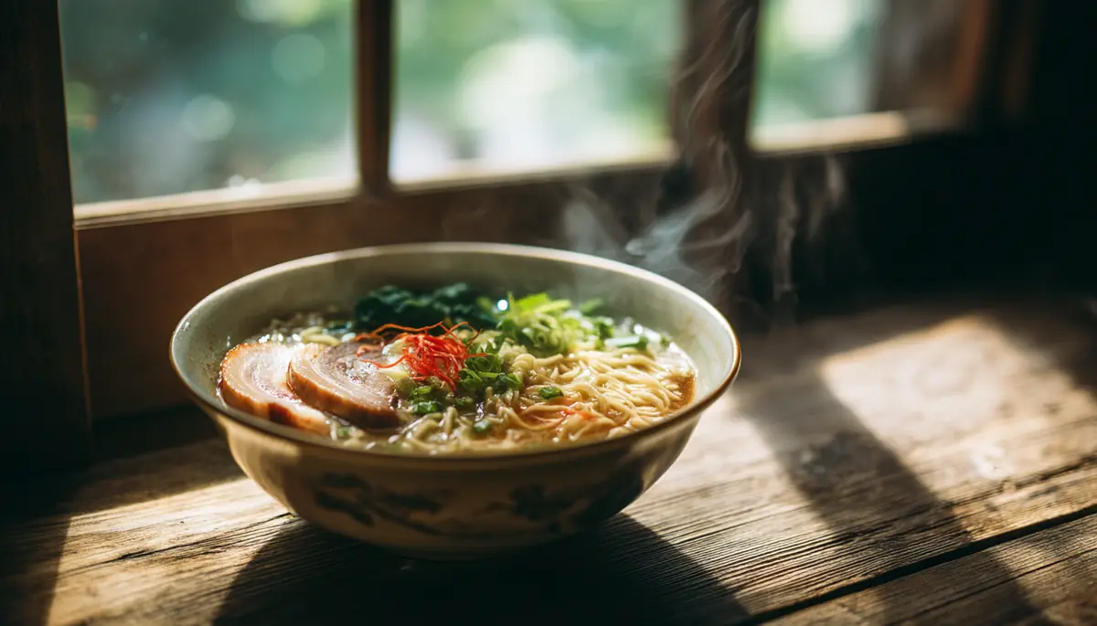 recette Ramen shoyu au porc effiloché