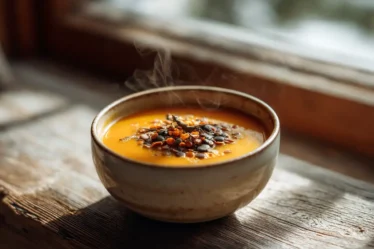 recette Soupe de haricots mungo au curcuma