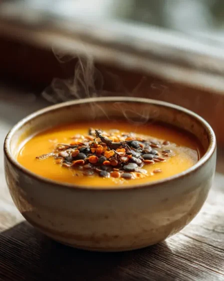 recette Soupe de haricots mungo au curcuma