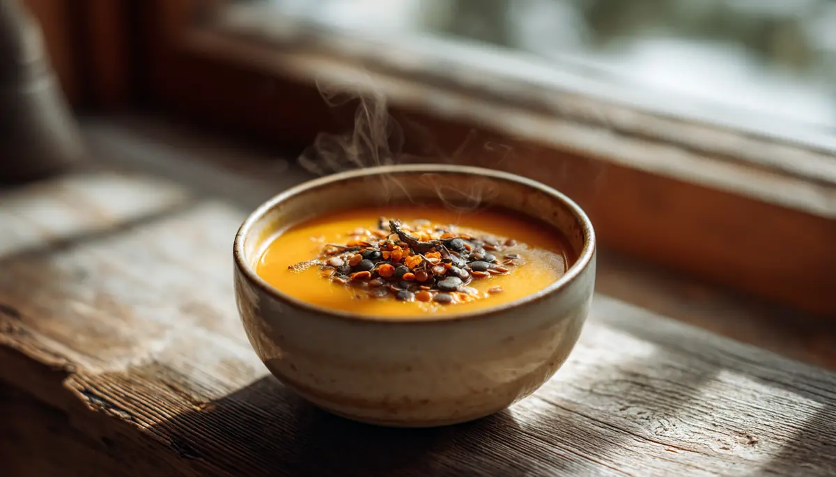 recette Soupe de haricots mungo au curcuma