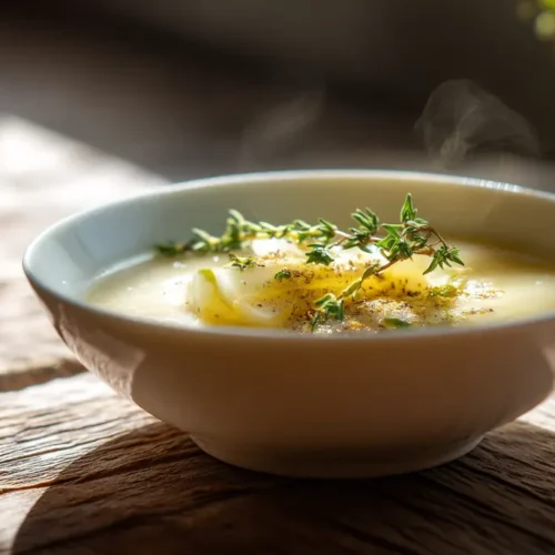 recette Velouté de céleri branche et pommes vertes
