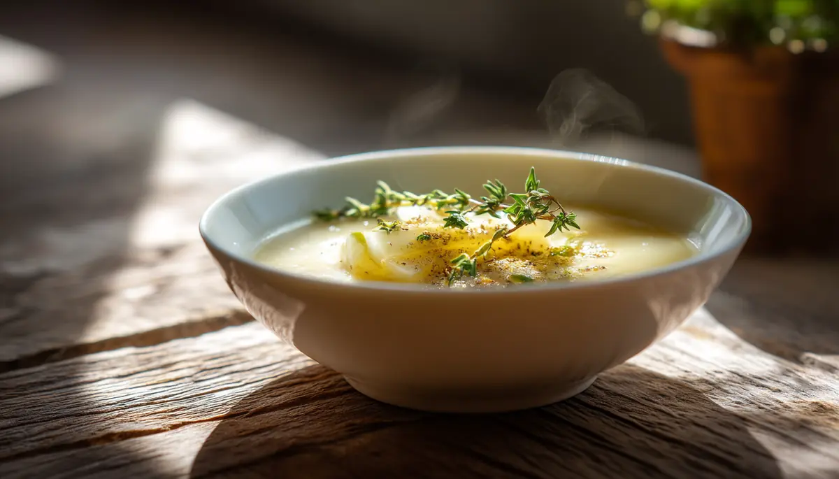 recette Velouté de céleri branche et pommes vertes